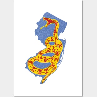 New Jersey Gadsden Snake Posters and Art